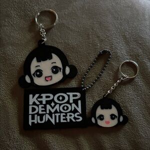 K-Pop Demon Hunters 3D Printed Keychain Set